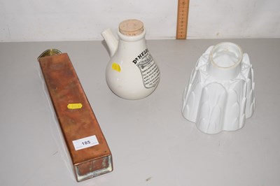 Lot 185 - Mixed Lot: Copper hot water bottle, a Dr...