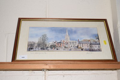 Lot 193 - Andrew Dibben coloured print of Norwich...