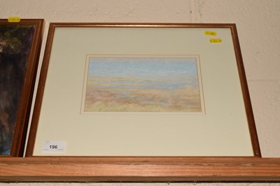 Lot 196 - Pamela Noyes study of a beach scene,...