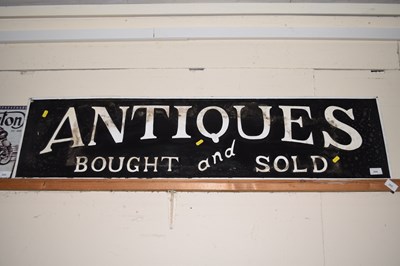 Lot 204 - Painted sign Antiques Bought and Sold
