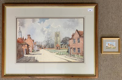 Lot 24 - George Sear (British, 20th century), "Village...