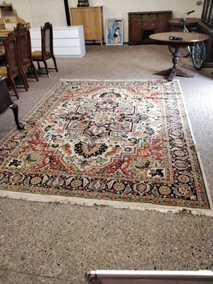 Lot 216 - 20th Century floral machine made patterned...