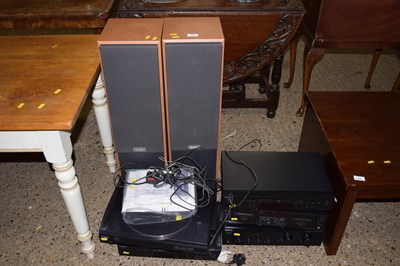 Lot 249 - A Sony stacking six section stereo with speakers
