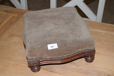Lot 267 - A small 19th Century footstool with...