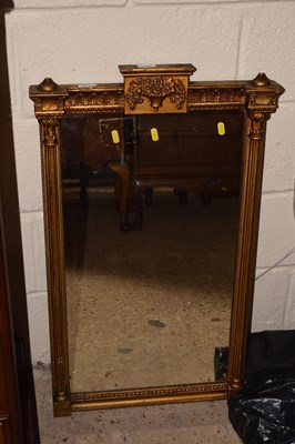 Lot 320 - A 19th Century gilt wall mirror