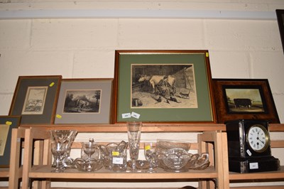 Lot 546 - A reproduction oleograph study of a cow...