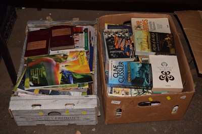 Lot 573 - Two boxes of mixed books