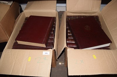 Lot 578 - Two boxes of Encyclopaeda Britannica's