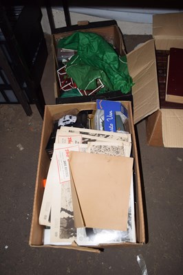 Lot 579 - Two boxes of various Subbuteo toys, boxed toy...