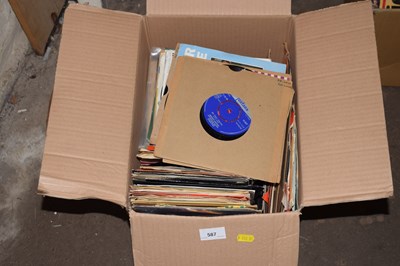 Lot 587 - One box of various singles