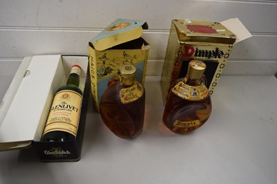 Lot 77 - MIXED LOT COMPRISING TWO BOTTLES OF HAIG...