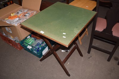 Lot 680 - Folding card table