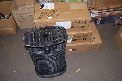 Lot 702 - Three boxes of metal shelving and a water filter