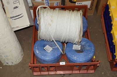 Lot 705 - Box of reels of rope