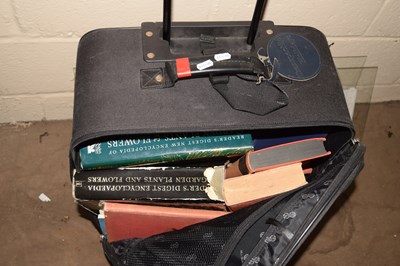 Lot 752 - A suitcase of house clearance books