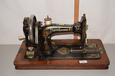 Lot 589 - A Frister & Rossman sewing machine