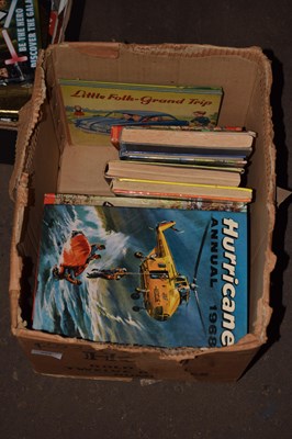 Lot 599 - One box of mixed books mainly children's annuals