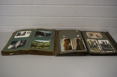 Lot 89 - TWO ALBUMS OF POSTCARDS