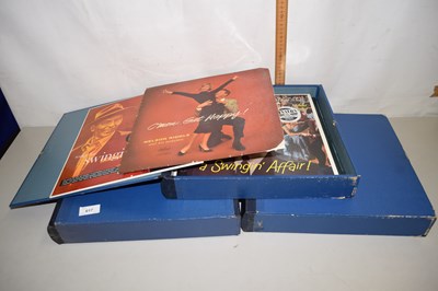 Lot 617 - Three blue cases of various records