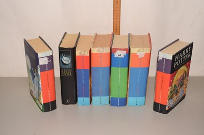 Lot 505 - A collection of various Harry Potter books