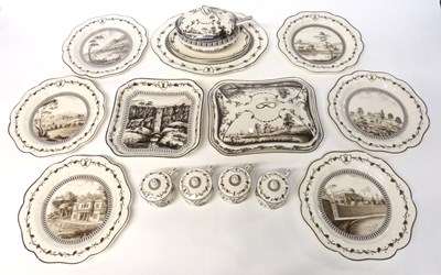 Lot 244 - WEDGWOOD QUEENS WARE; BICENTENARY LTD EDITION FROG SERVICE