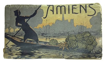 Lot 155 - AMIENS, FRANCE: Souvenir postcard book, with...