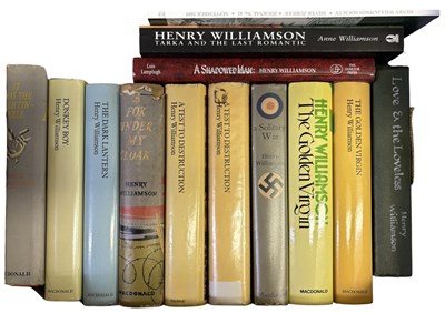 Lot 857 - ONE BOX: By and about Henry Williamson.