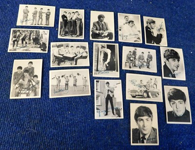 Lot 435 - A & B C Gum, 1964 Beatles trade cards 16/60,...