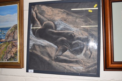 Lot 230 - 20th Century school study of a nude, pastel,...