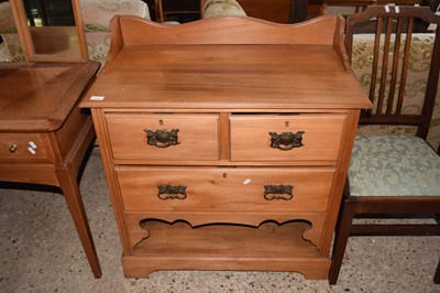 Lot 244 - A late Victorian Americal walnut three drawer...