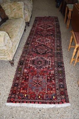 Lot 248 - 20th Century Iranian runner carpet with...