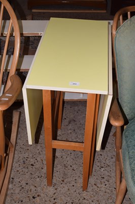 Lot 253 - Retro melamine drop leaf table