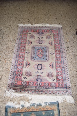Lot 275 - A small Middle Eastern carpet