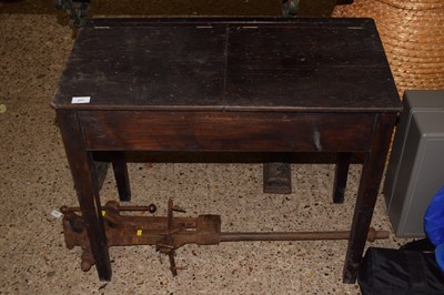 Lot 277 - A vintage school desk