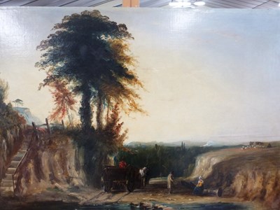 Lot 151 - British 19th Century, An English Landscape....