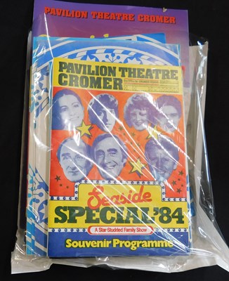 Lot 467 - Box: 140+ theatre programmes and flyers,...