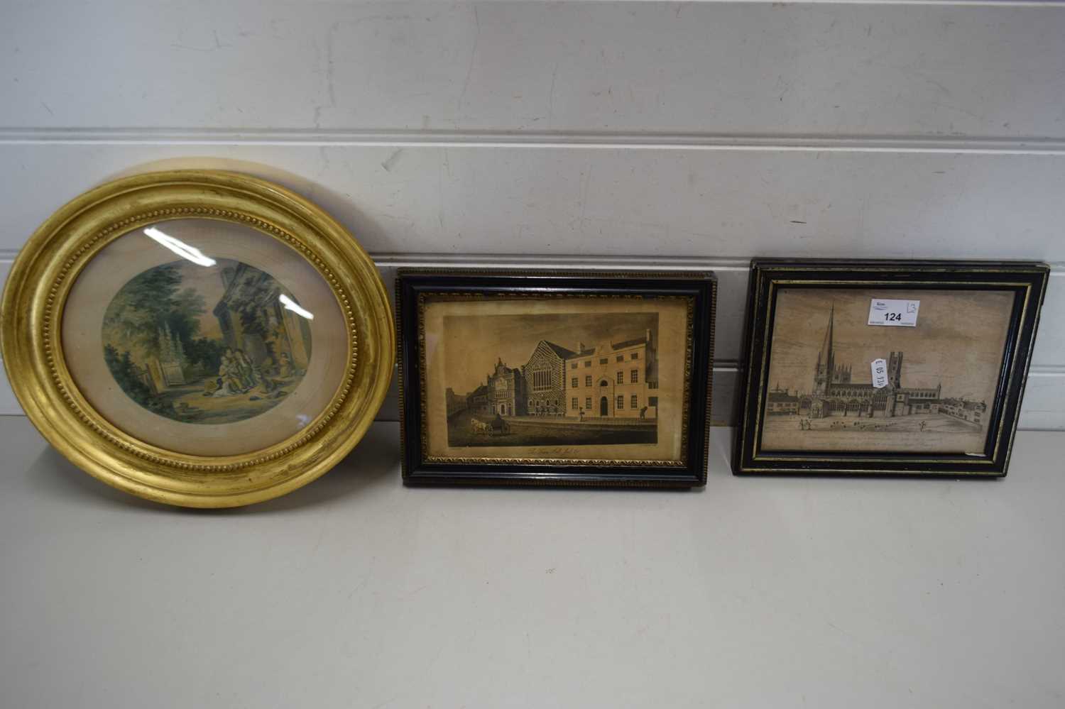 Lot 124 - MIXED LOT COMPRISING BLACK AND WHITE ENGRAVING...