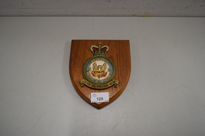 Lot 125 - SMALL RAF WALL PLAQUE FOR SQUADRON 56