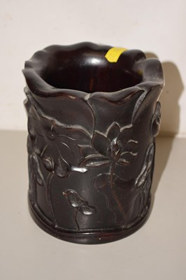 Lot 42 - A ceramic brush holder