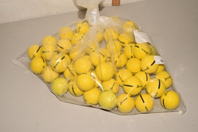 Lot 64 - Plastic bag containing 50 golf balls, in good...