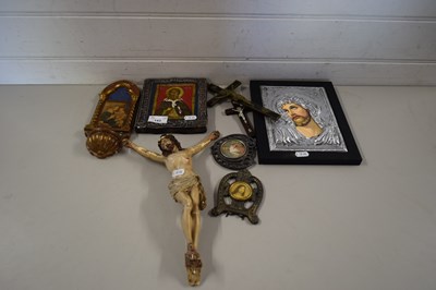 Lot 143 - MIXED LOT OF MODERN RELIGIOUS ICONS,...