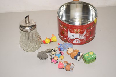 Lot 73 - Box containing a quantity of miniature toys...