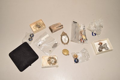 Lot 88 - Bag containing a quantity of table lighters,...