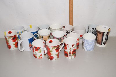 Lot 136 - Mixed Lot: Various assorted mugs