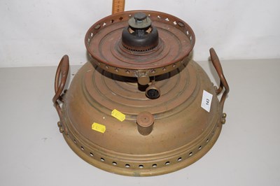 Lot 143 - Vintage brass paraffin heater