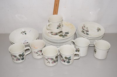 Lot 156 - A quantity of Johnson Bros mid Century rose...