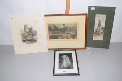 Lot 170 - A group of various mixed pictures to include...