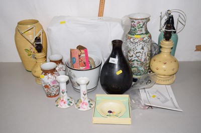 Lot 178 - Group of mixed home wares to include a silver...