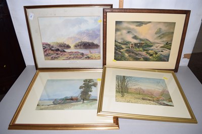 Lot 188 - A group of four various prints and...