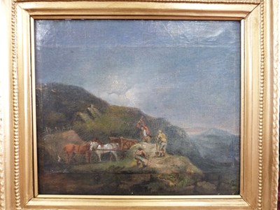 Lot 161 - British School, 19th Century, Quarrymen. Oil...